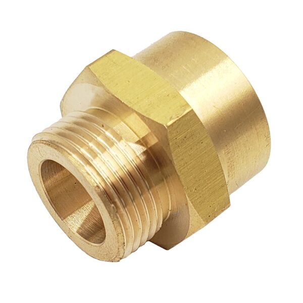 Male M22x1.5 to 1/2 NPT Female Brass Adapter